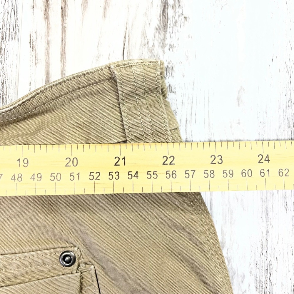 Duluth Trading Co Mens Flex Fire Hose Cargo Shorts Tan‎ 48 Canvas Workwear - Picture 7 of 10